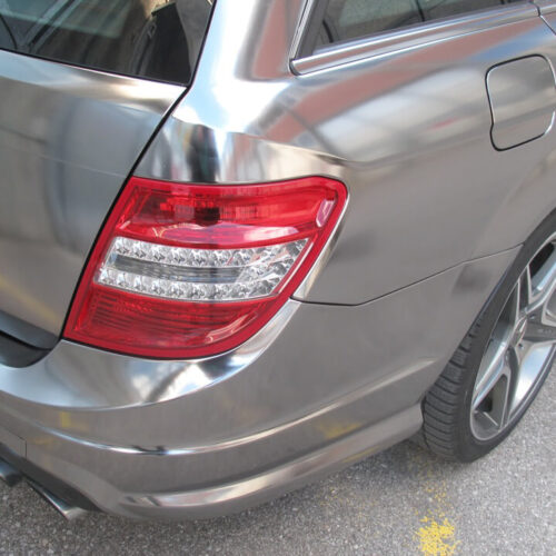 Mercedes AMG, Komplettfolierung, Schwarz Chrom