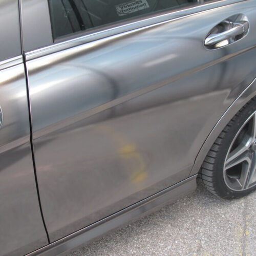 Mercedes AMG, Komplettfolierung, Schwarz Chrom