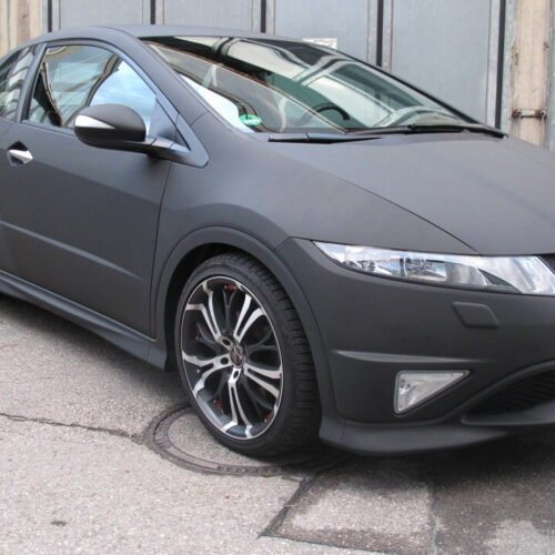 Honda Civic Type R - Komplettfolierung in Micro Carbon schwarz