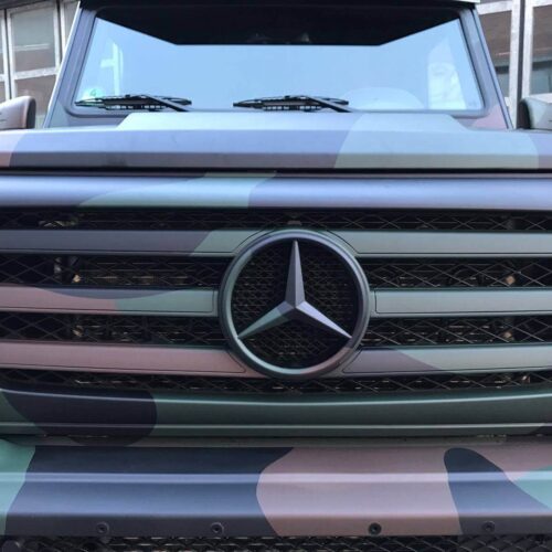 G500 mit Sonderbedruckung im Camouflage-Look