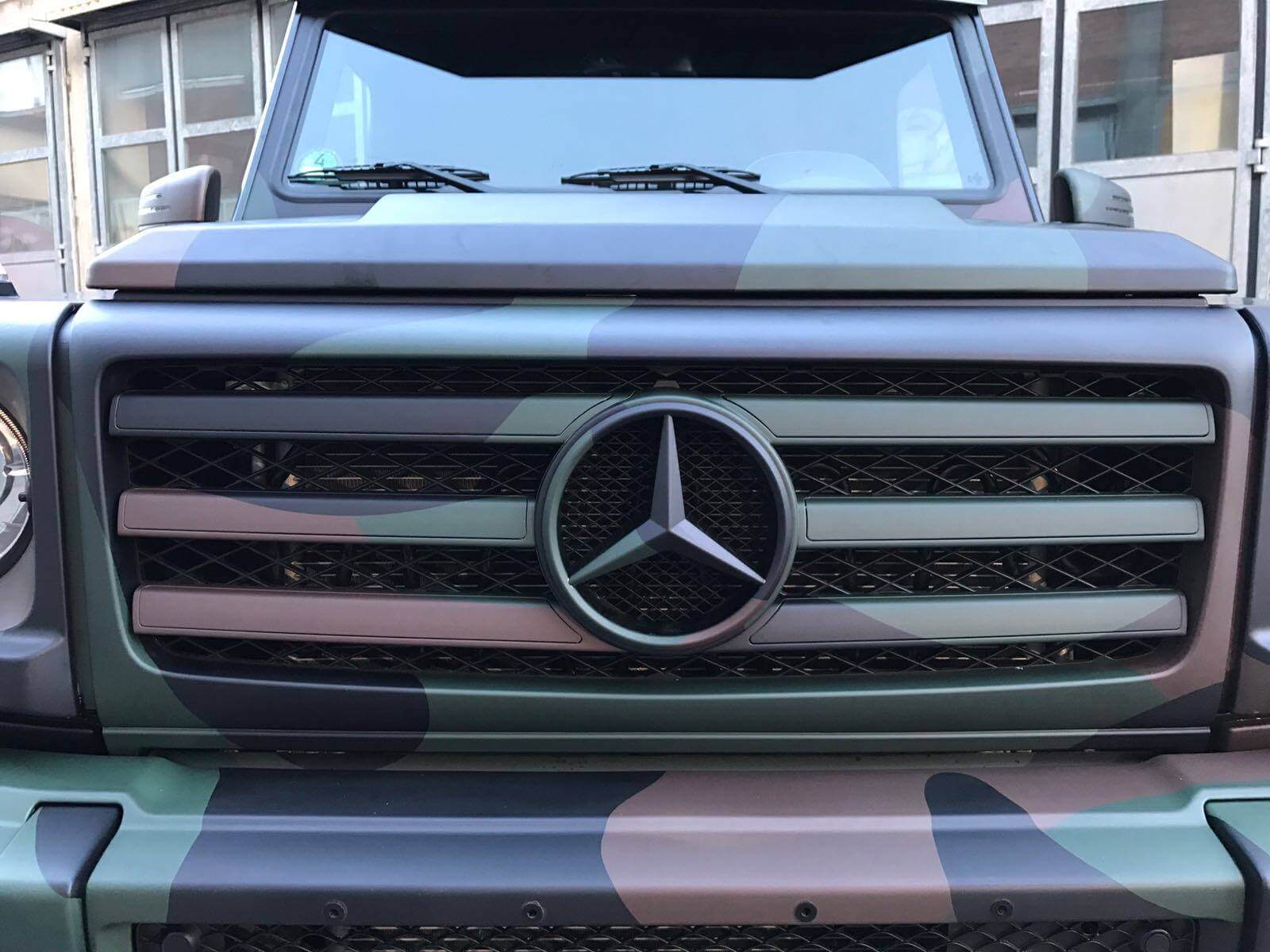 G500 mit Sonderbedruckung im Camouflage-Look