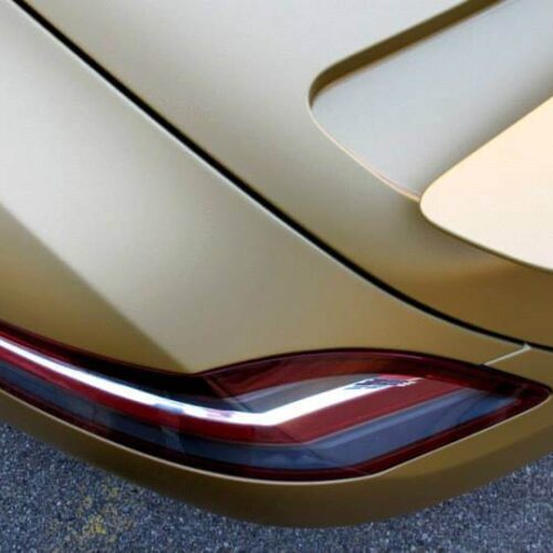 Mercedes-Benz SLS Roadster, Komplettfolierung, Gold Metallic