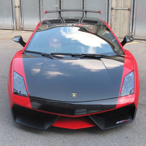 Lamborghini Gallardo-Teilfolierung schwarz,Steinschlagschutz