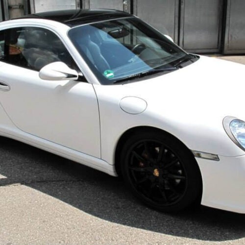 Porsche 997 4S Targa - Folierung in Weiß Watt