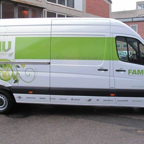 Sprinter - Vollfolierung, Beschriftung, Inneneinbau, PU-Beschichtung