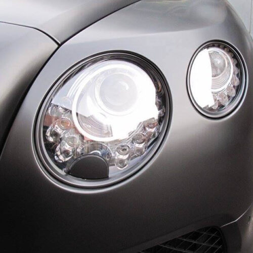 Bentley - Komplettfolierung, Schwarz Seidenmatt, Folierung Chromteile