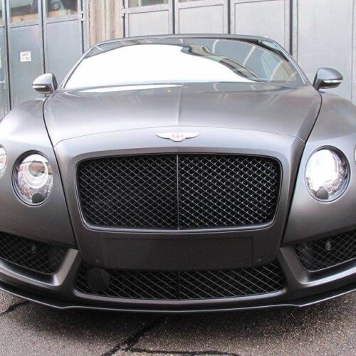 Bentley - Vollfolierung, Schwarz Seidenmatt, Folierung Chromteile