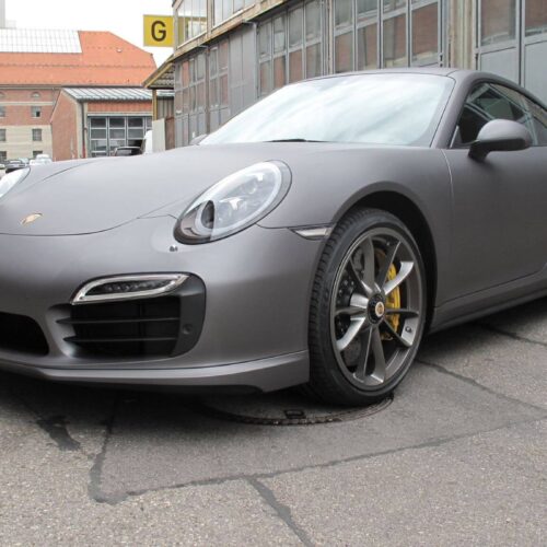 Porsche 991 - Vollfolierung, Charcoal matt metallic