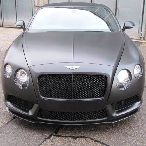 Bentley - Vollfolierung, Schwarz Seidenmatt, Folierung Chromteile