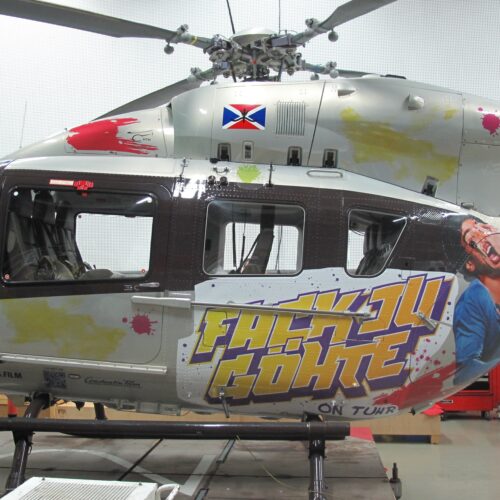 Fack Ju Göhte, Hubschrauber, Teilfolierung, Digitaldruck
