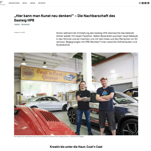 Coatn Cast im Gasteig Magazin