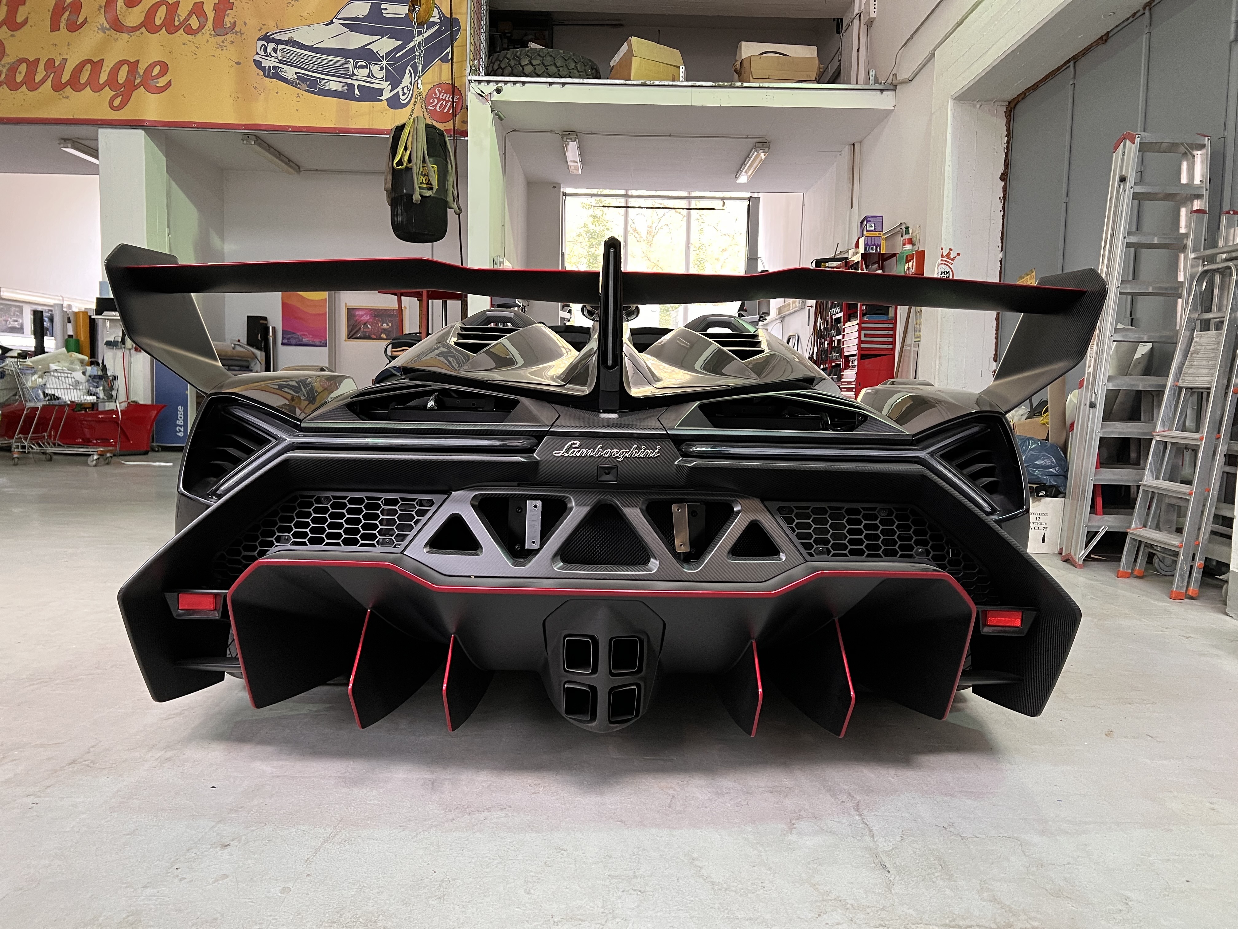 PPF Lackschutz auf Lamborghini Veneno Heck