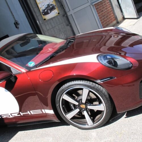 PPF-Folie auf Porsche 911 Targa 4S Seite