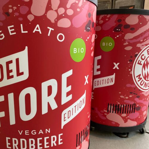 Digitaldruck für Del Fiore Eistonnen
