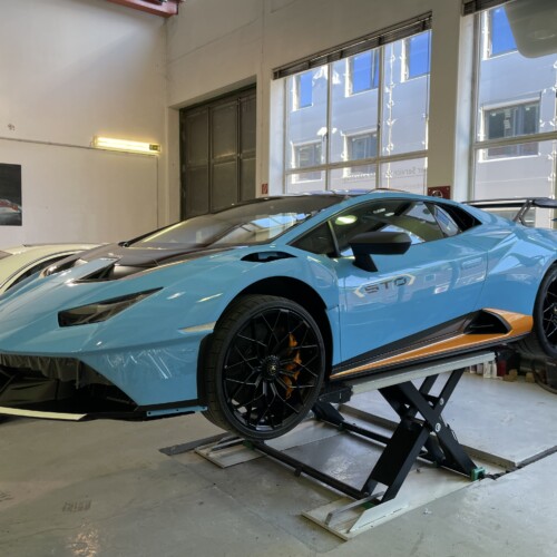 Lamborghini Huracán STO mit Original Design erhält PPF-Steinschlagschutz