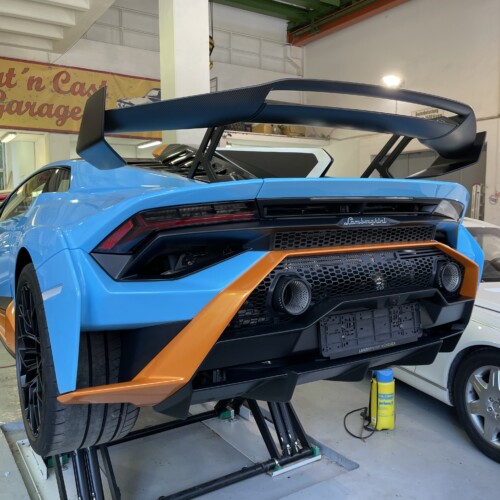 Lamborghini Huracán STO im Original Design erhält PPF-Steinschlagschutz