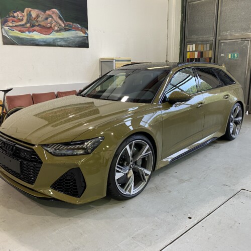 Audi RS6 mit PPF Steinschlagschutzfolierung