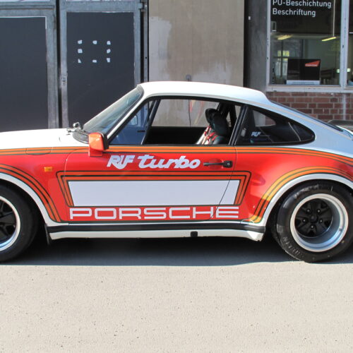 Komplettfolierung Porsche 930 Turbo RUF Motorsport