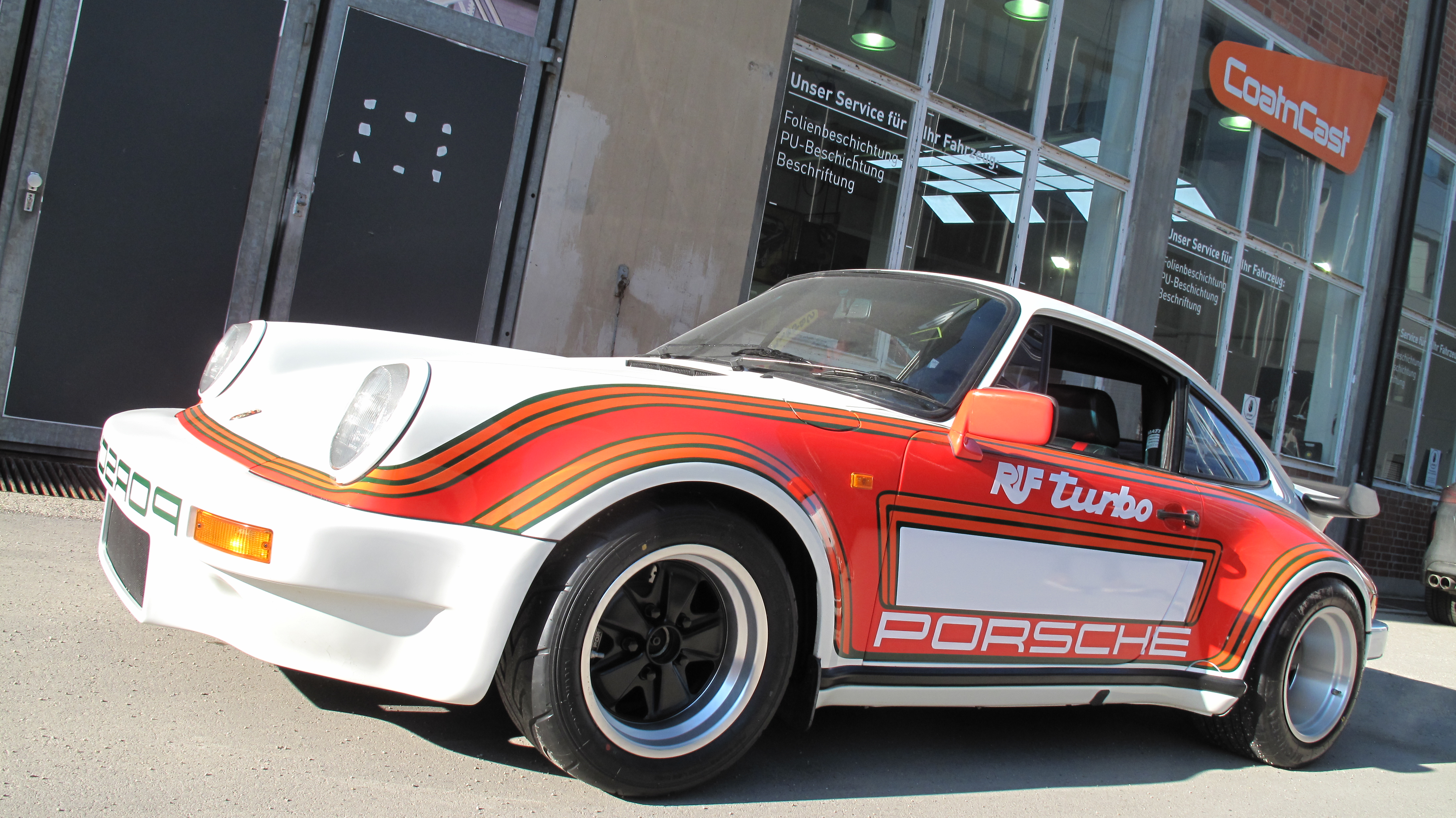 Komplettfolierung Porsche 930 Turbo RUF Motorsport