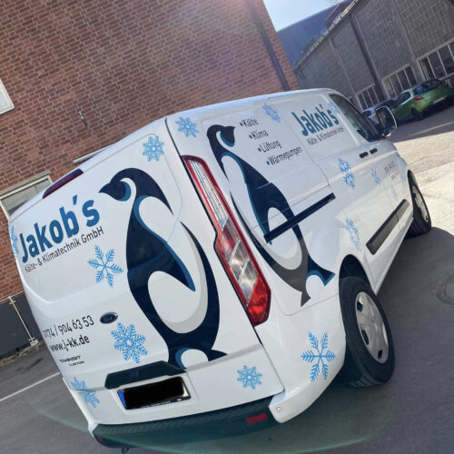 Werbebeschriftung für Ford Transit
