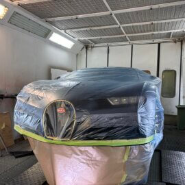 Smart Repair an einem Bugatti Chiron