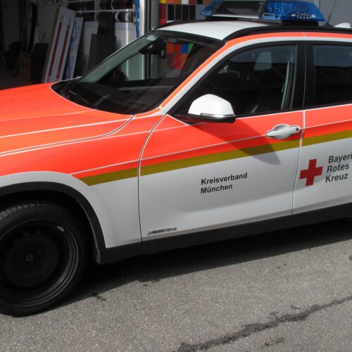 Folierung für Einsatzfahrzeug