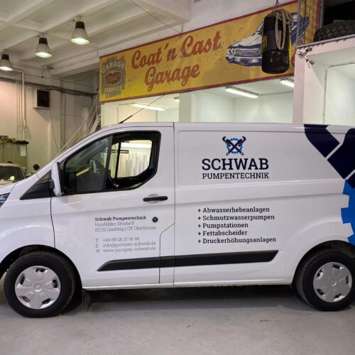 Der Klassiker: Fahrzeugbeschriftung für handwerkliche Betriebe