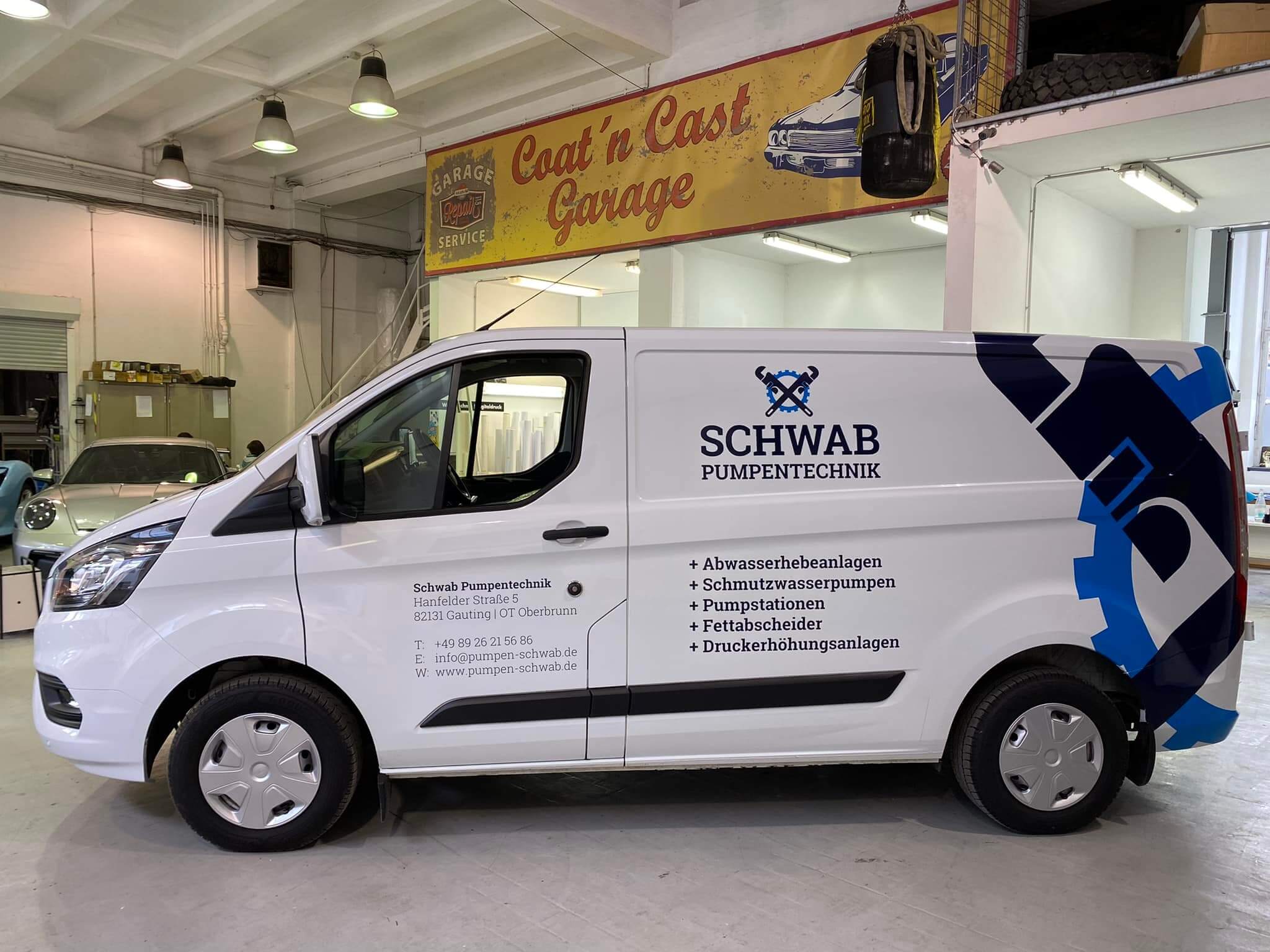 Der Klassiker: Fahrzeugbeschriftung für handwerkliche Betriebe