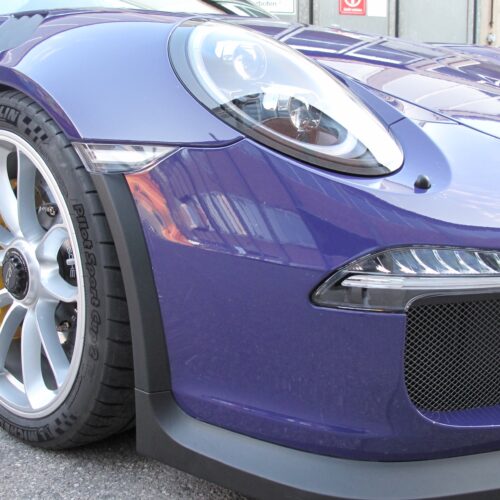Porsche GT3 RS mit hochtransparenter Steinschlagschutzfolie