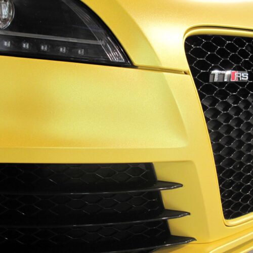 Audi TT RS in gelb metallic matt foliert