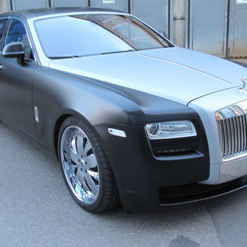 Rolls-Royce Ghost mit Bicolor-Folierung