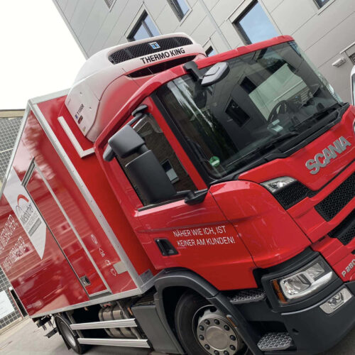 Folierung, Beschriftung und digitale Bedruckung auf LKW